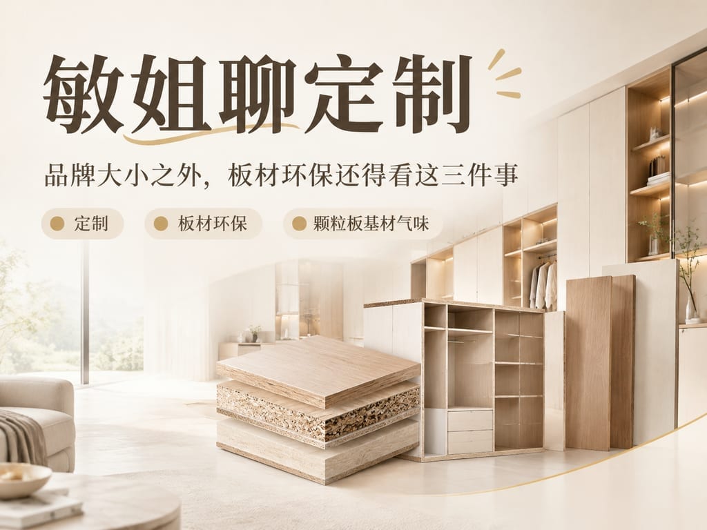 敏姐聊定制:品牌大小之外,板材环保还得看这三件事