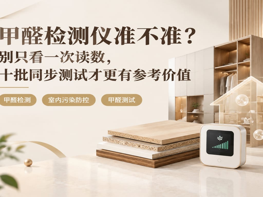 甲醛检测仪准不准?别只看一次读数,十批同步测试才更有参考价值