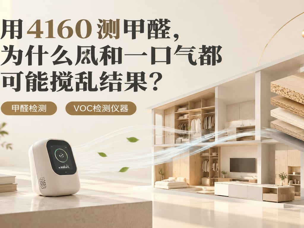 用4160测甲醛,为什么风和一口气都可能搅乱结果?