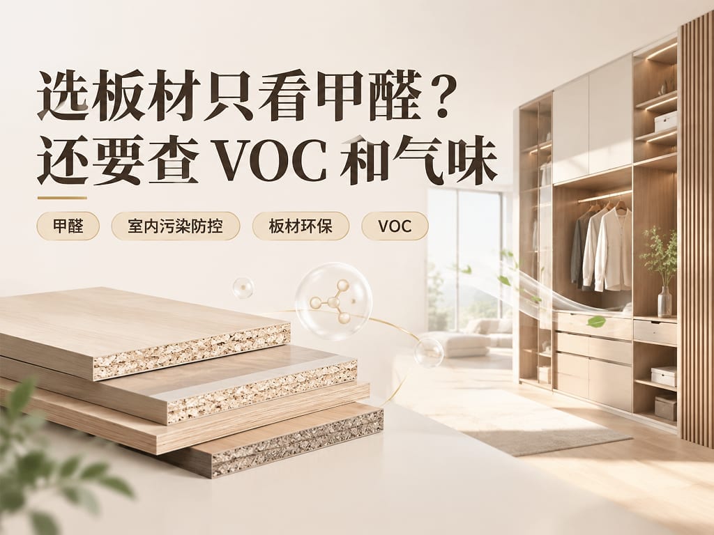 选板材只看甲醛？还要查 VOC 和气味