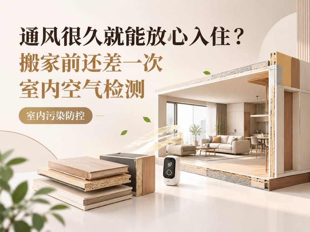 通风很久就能放心入住?搬家前还差一次室内空气检测
