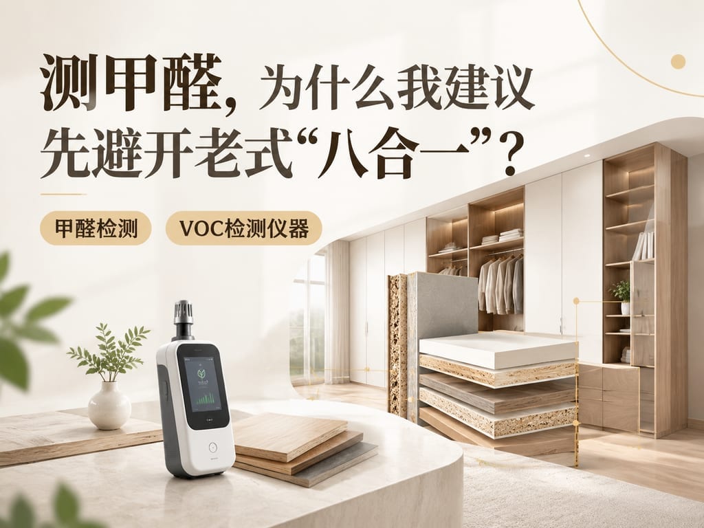 测甲醛,为什么我建议先避开老式“八合一”?