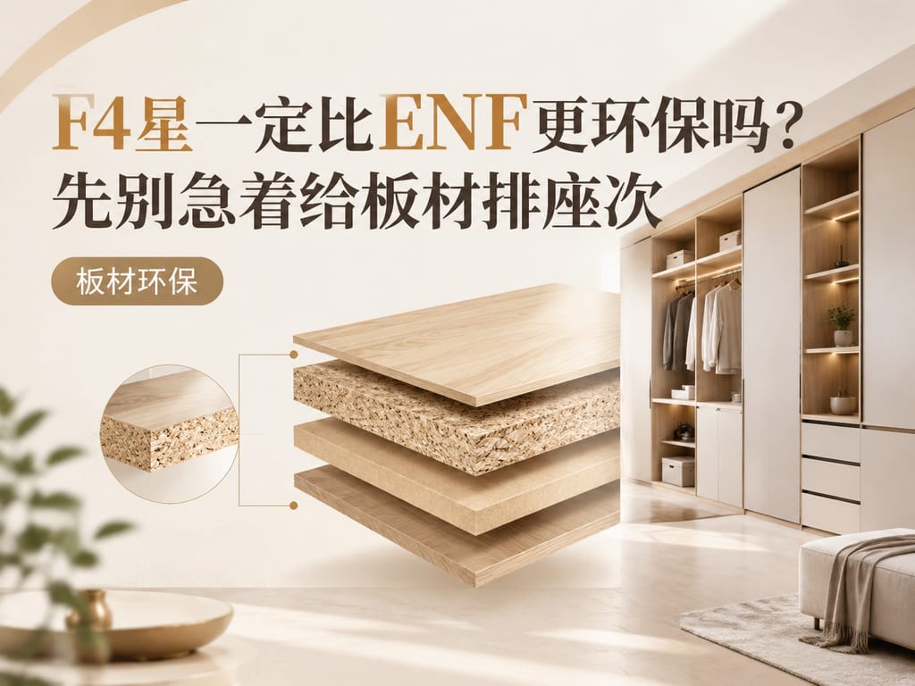 F4星一定比ENF更环保吗？先别急着给板材排座次