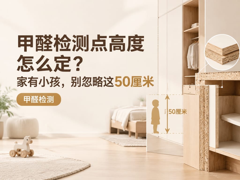 甲醛检测点高度怎么定？家有小孩，别忽略这50厘米