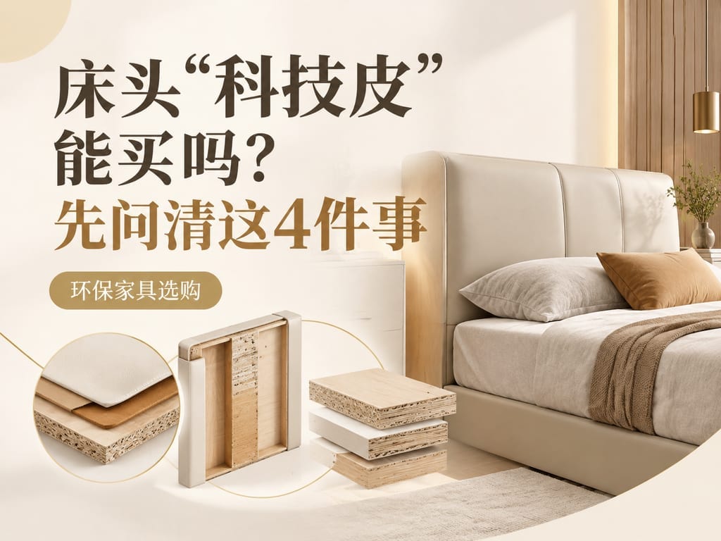 床头“科技皮”能买吗?先问清这4件事