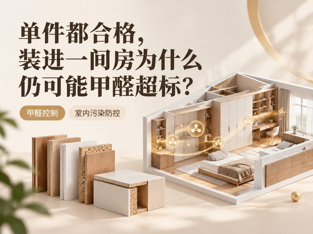 单件都合格，装进一间房为什么仍可能甲醛超标？