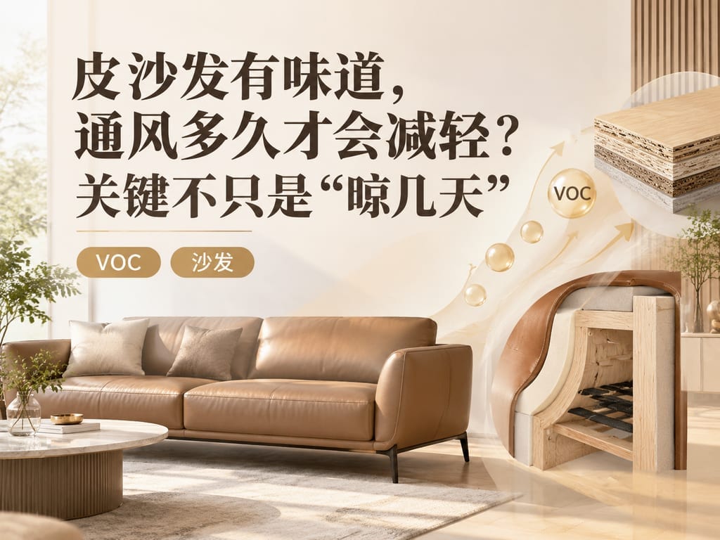皮沙发有味道,通风多久才会减轻?关键不只是“晾几天”