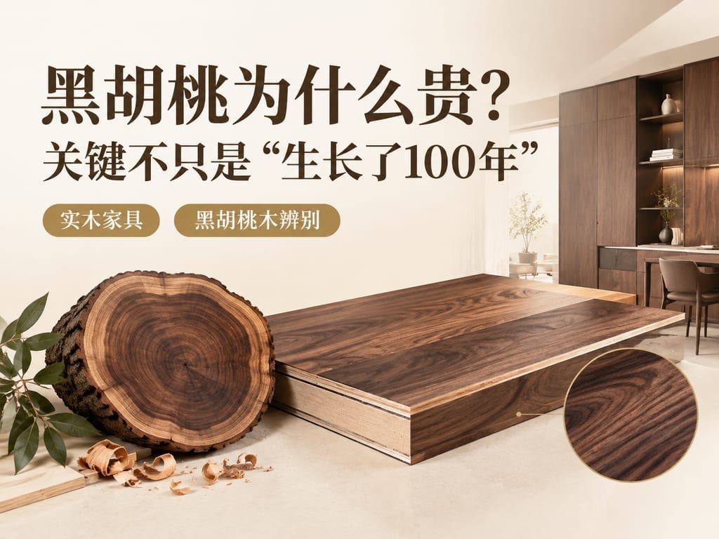 黑胡桃为什么贵?关键不只是“生长了100年”