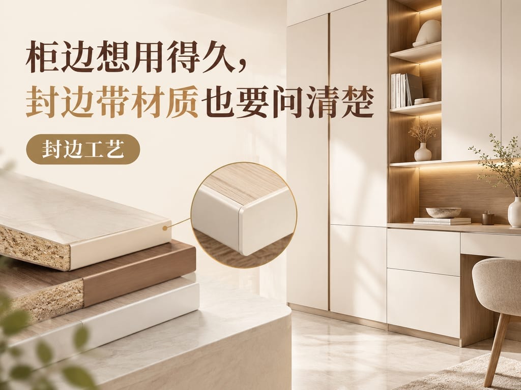 柜边想用得久,封边带材质也要问清楚
