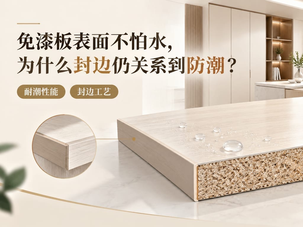 免漆板表面不怕水,为什么封边仍关系到防潮?