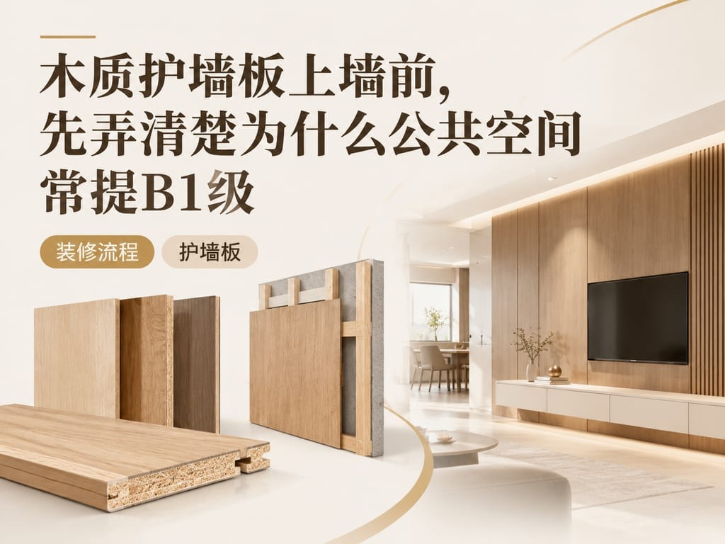 木质护墙板上墙前,先弄清楚为什么公共空间常提B1级