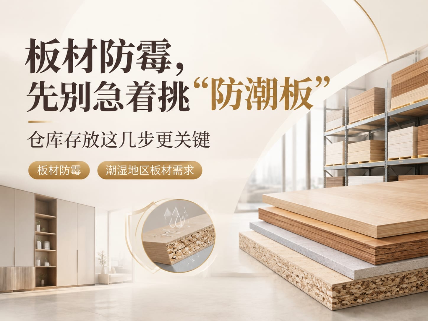板材防霉，先别急着挑“防潮板”：仓库存放这几步更关键