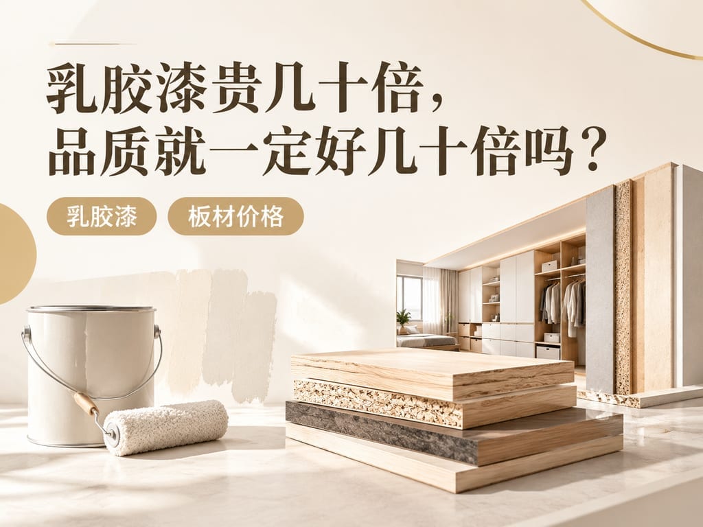 乳胶漆贵几十倍，品质就一定好几十倍吗？
