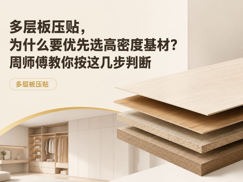 多层板压贴，为什么要优先选高密度基材？周师傅教你按这几步判断