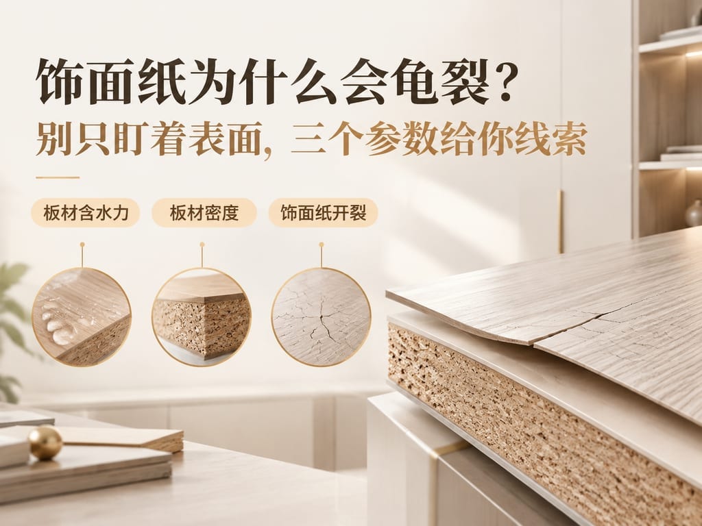 饰面纸为什么会龟裂?别只盯着表面,三个参数给你线索