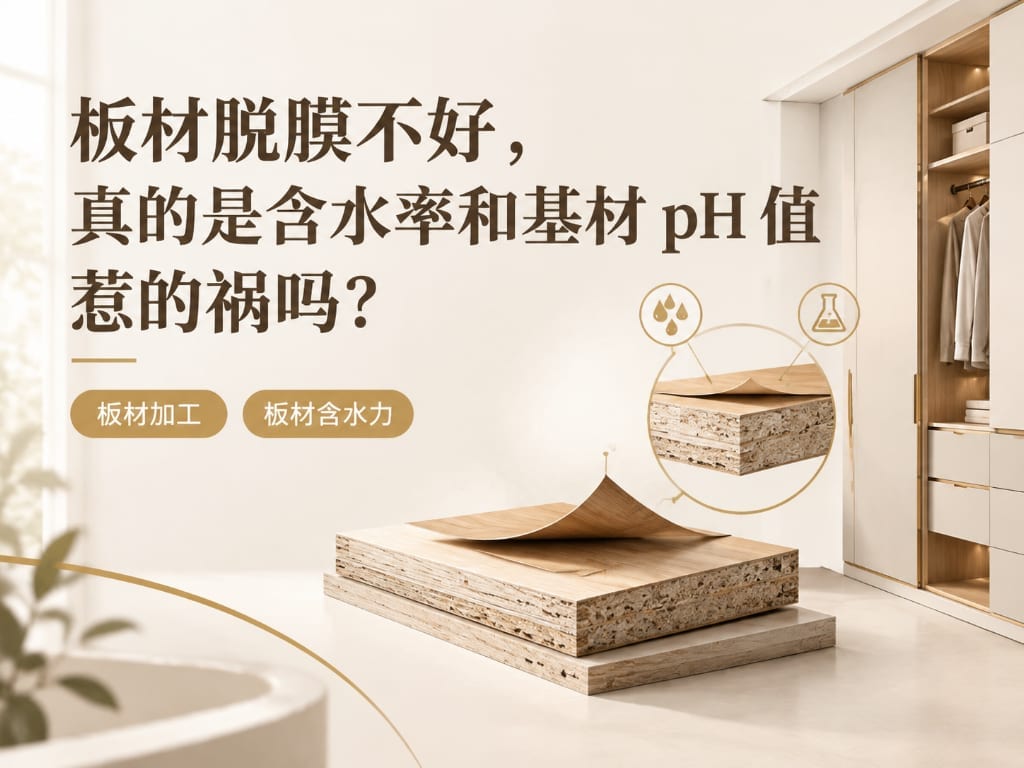 板材脱膜不好，真的是含水率和基材 pH 值惹的祸吗？