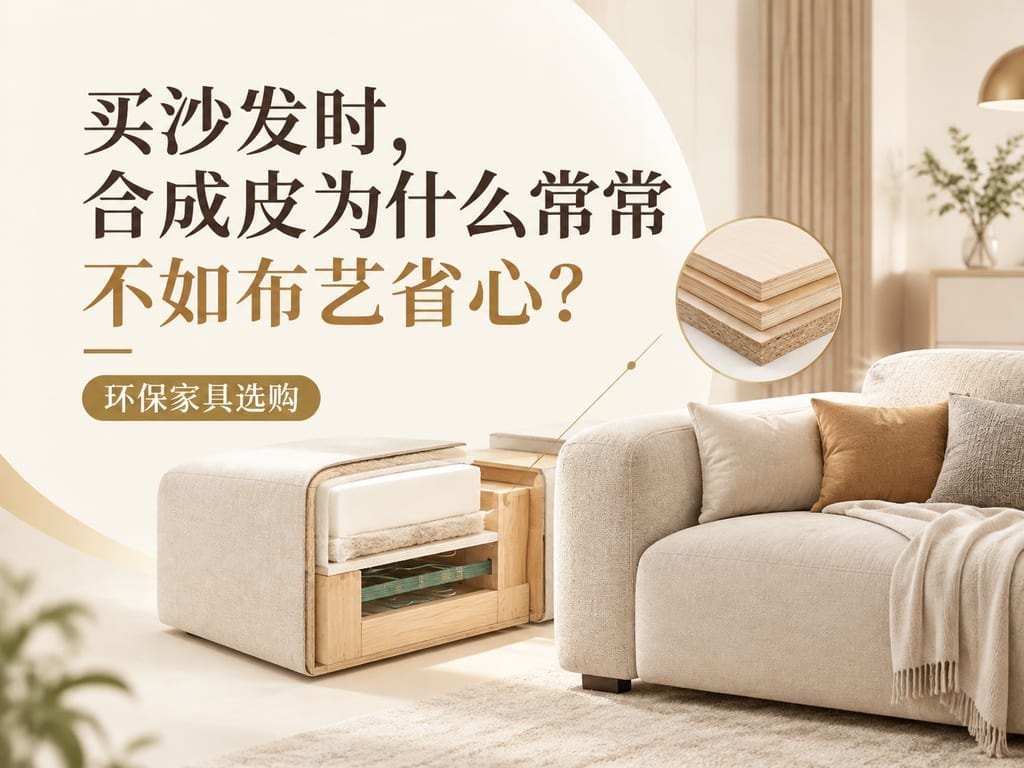 买沙发时,合成皮为什么常常不如布艺省心?