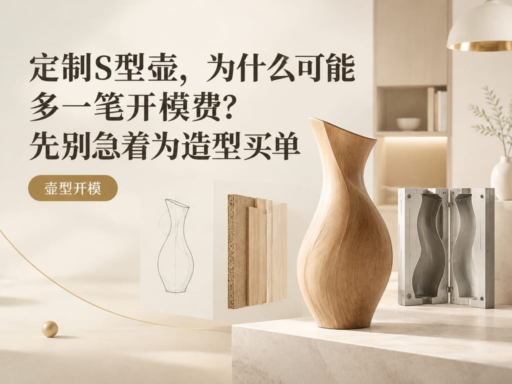 定制S型壶，为什么可能多一笔开模费？先别急着为造型买单