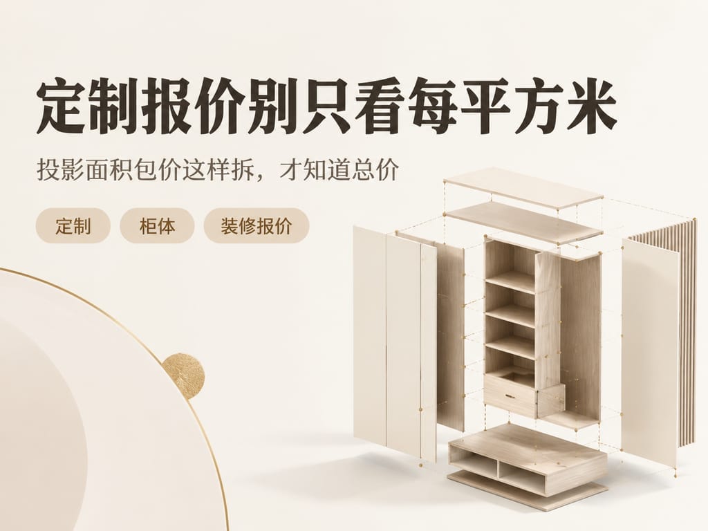 定制报价别只看每平方米：投影面积包价这样拆，才知道总价