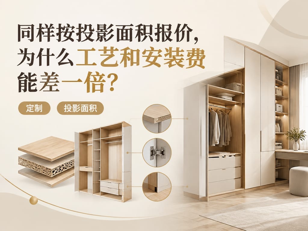 同样按投影面积报价，为什么工艺和安装费能差一倍？