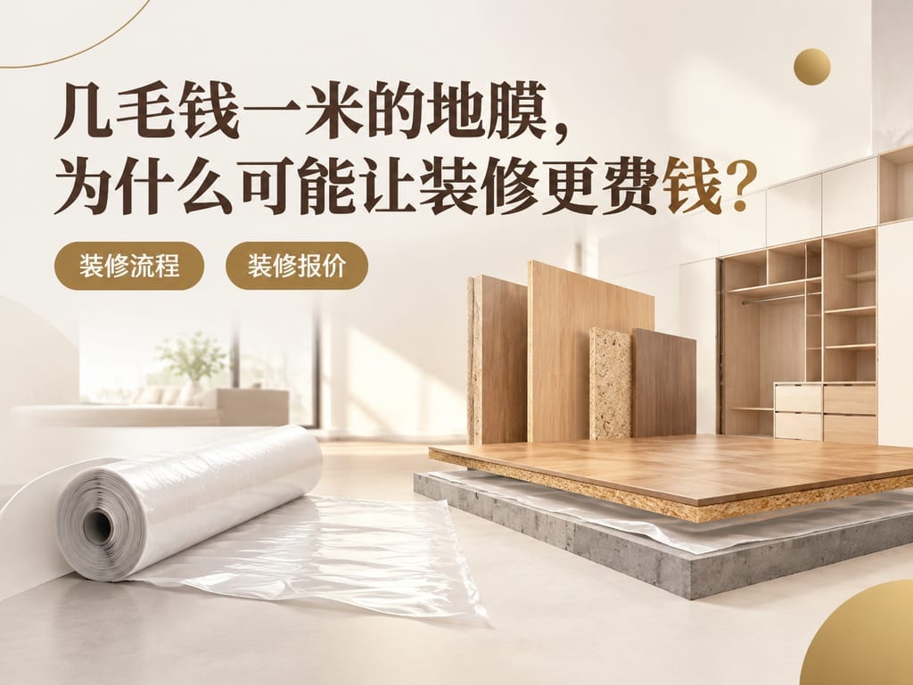 几毛钱一米的地膜，为什么可能让装修更费钱？