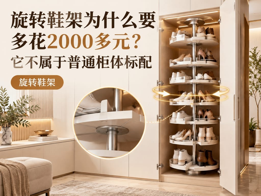 旋转鞋架为什么要多花2000多元?它不属于普通柜体标配